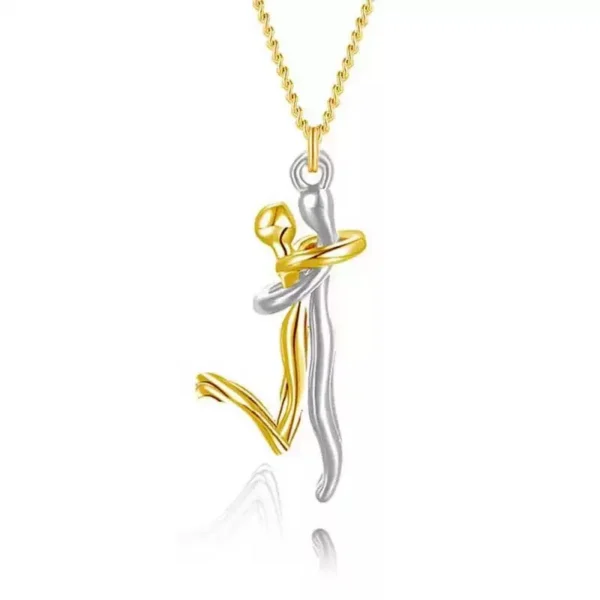 Collier pendentif chic noir « Câlin »