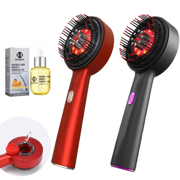 Peigne de massage électrique à vibrations 3 modes