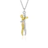 Collier ras du cou tendance avec pendentif