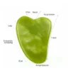 Rouleau de jade naturel pour le visage (Gua Sha)