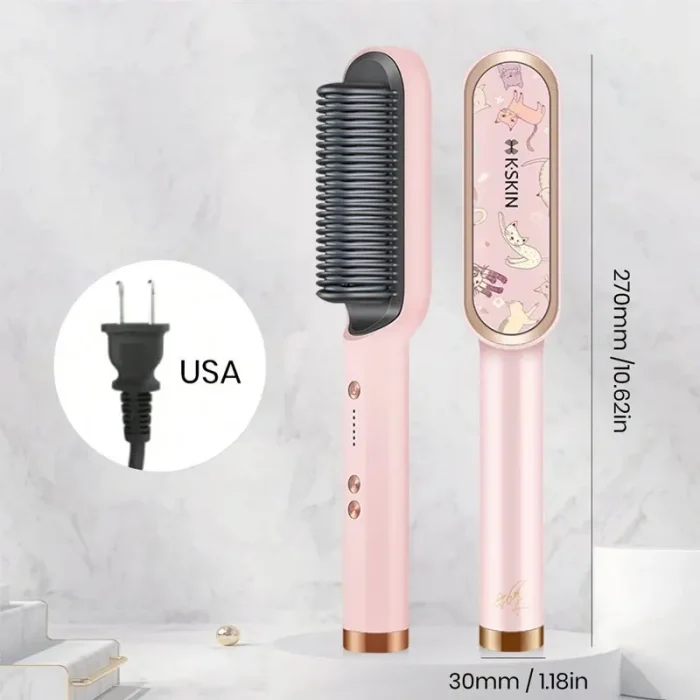 S64d1f520f0124eedb57b971da5eeef642.webp Brosse 2 en 1 multifonctionnelle, fer à lisser