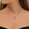 Collier de couple créatif bicolore pour la Saint-Valentin
