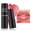 Rouge à lèvres pailleté diamant hydratant
