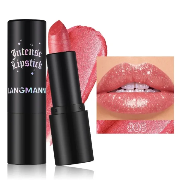 Rouge à lèvres pailleté diamant hydratant