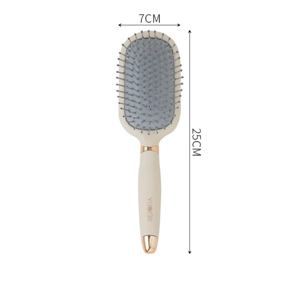 Brosse massage en cuir pour chevelu