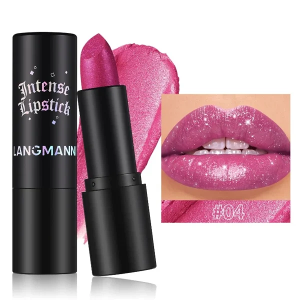 Rouge à lèvres pailleté diamant hydratant