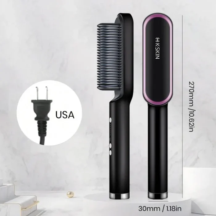 S6b8f3ee914c4495eb55b5a7a1e41b5d2f.webp Brosse 2 en 1 multifonctionnelle, fer à lisser
