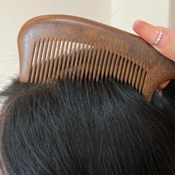 Peigne en bois naturel New Natural Labor antistatique