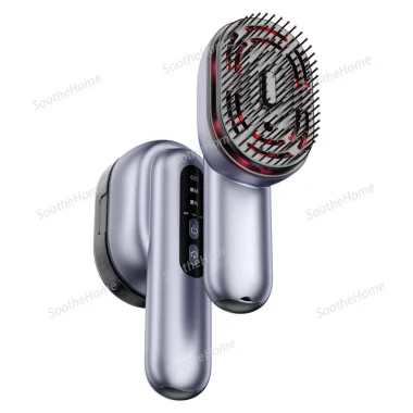 Peigne vibrant sans fil à lumière rouge