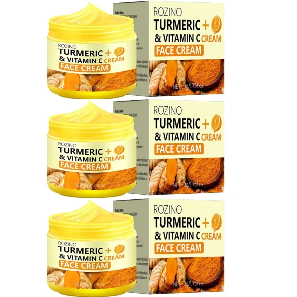 S7ce22e9669584fe380d0ab96fc40fe09B.webp Crème au curcuma et à la vitamine C, anti-rides