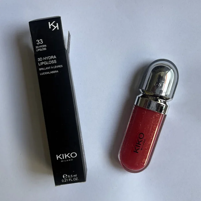 Gloss à lèvres liquide 3D KIKO, transparent