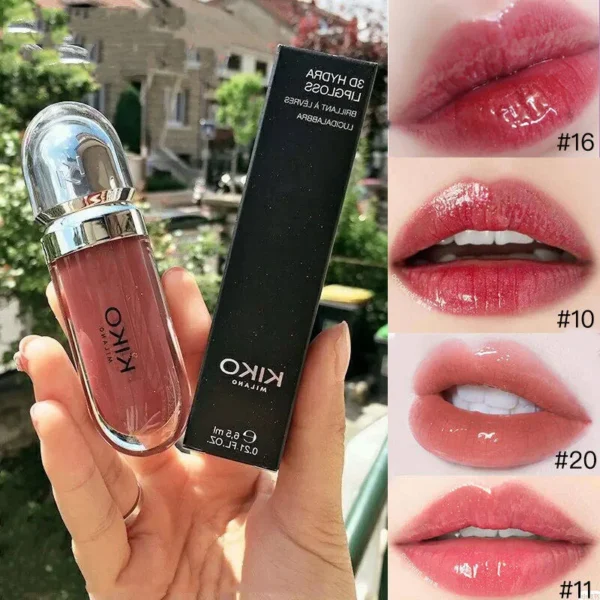 KIKO 3D Liquid Lip Glaze Gloss Transparent