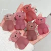Porte-clés ours mignon, gloss à lèvres