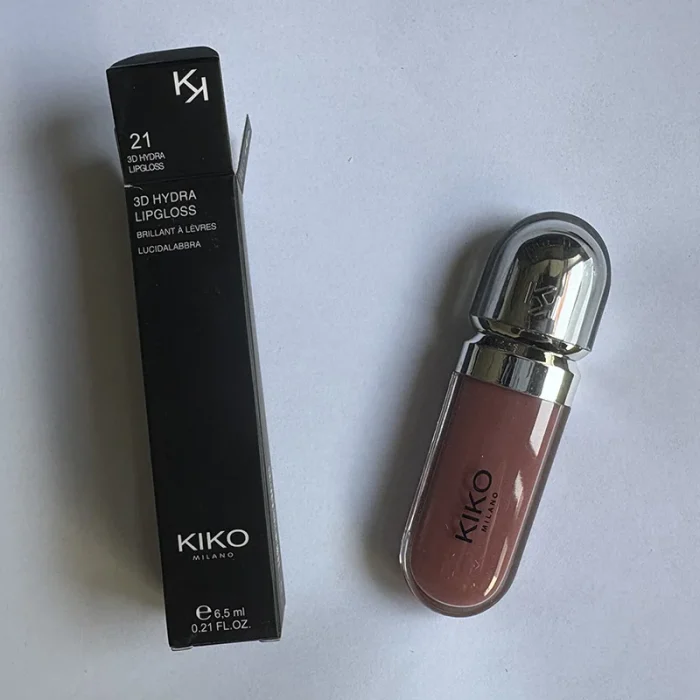 Gloss à lèvres liquide 3D KIKO, transparent