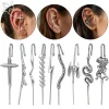 S86bf20752786444fbfc99fef179d235c3.webp Boucles d'oreilles manchette pour femmes