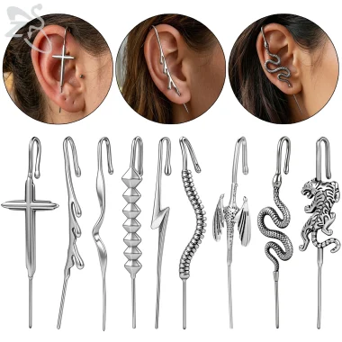 Boucles d'oreilles manchette pour femmes