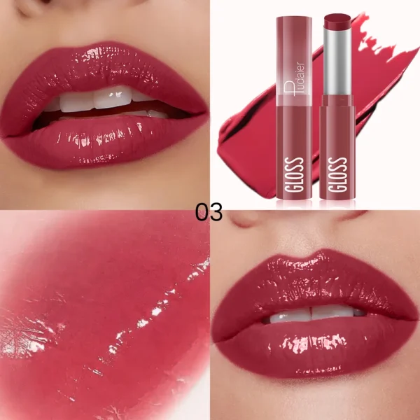 Coffret de rouges à lèvres hydratants effet baie