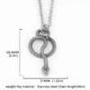 Collier pendentif serpent Viking Creative