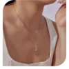 Collier pendentif WOSTU en argent massif