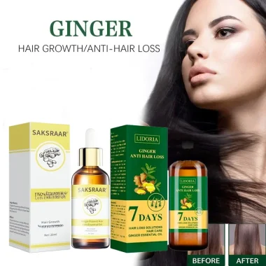 Huile essentielle naturelle anti-chute