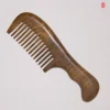 Peignes à cheveux en bois de santal naturel