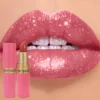 Rouge à lèvres marron chocolat luxueux