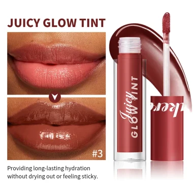 Rouge à lèvres effet miroir, brillance longue tenue