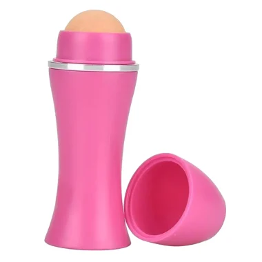 Rouleau absorbant l'excès de sébum pour visage