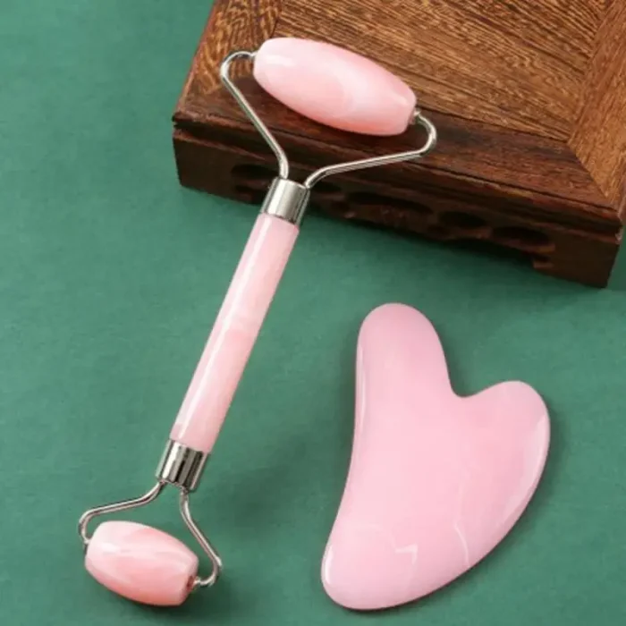 S9ae5fa0684f740c5ade0e8a193b3061cU.webp Lot de 2 pierres Gua Sha pour le visage