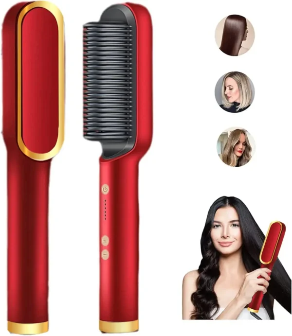 Brosse lissante et fer à boucler 2 en 1