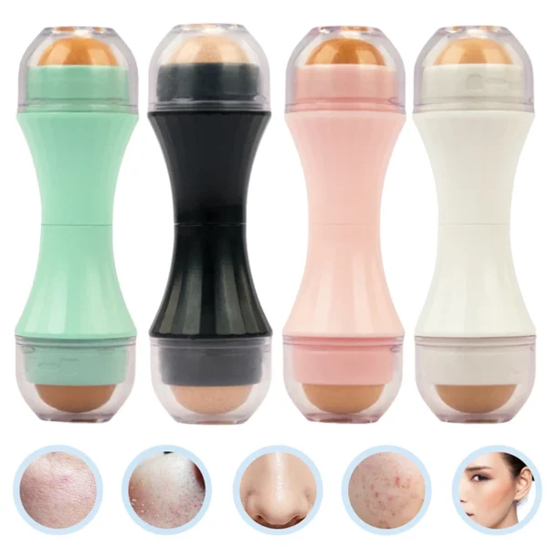 Rouleau facial visage volcanique naturel