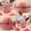 Glosse Porte-clés rouge à lèvres liquide ours mignon