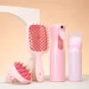 Ensemble de 4 peignes de massage du cuir