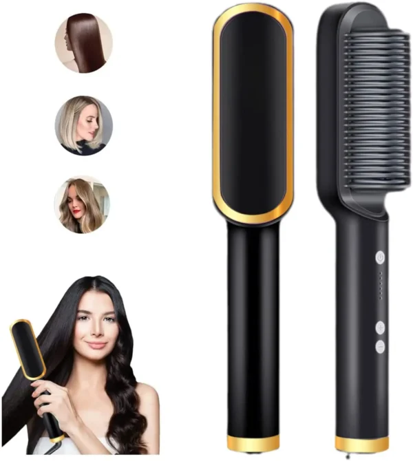 Brosse lissante et fer à boucler 2 en 1