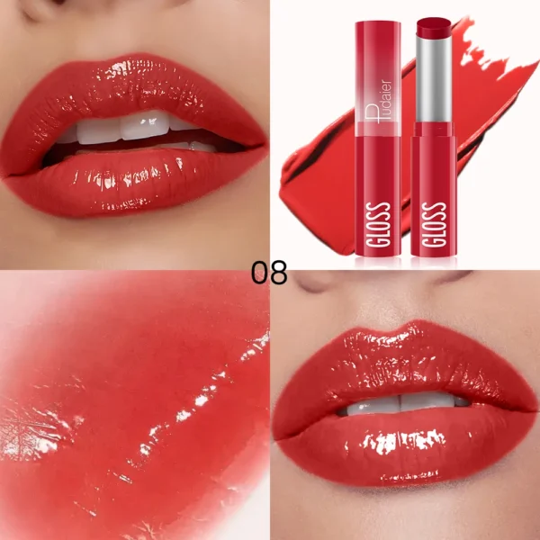 Coffret de rouges à lèvres hydratants effet baie
