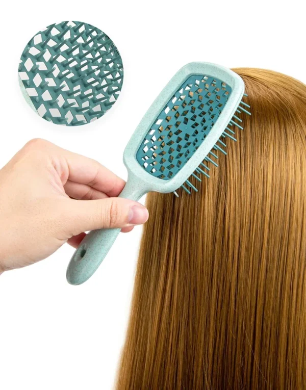 Brosse plastique de massage du cuir