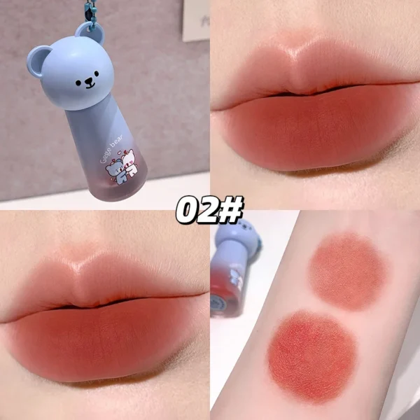 Gege Bear, gloss mat rouge-brun