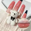 Gloss longue tenue waterproof mat naturel