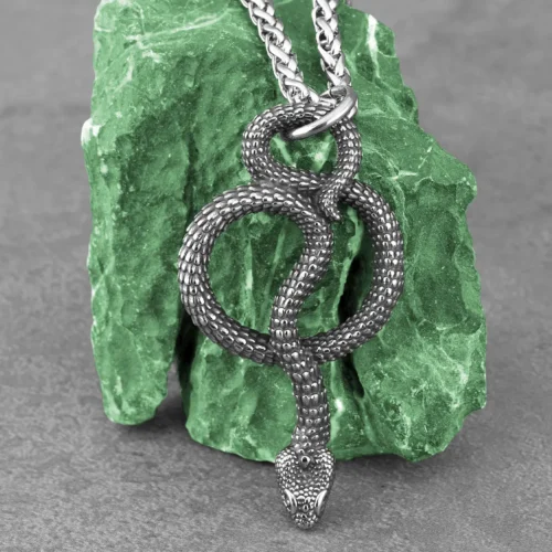 Collier pendentif serpent Viking Creative