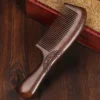Peigne unisexe en bois de santal pour femmes et hommes