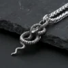 Colliers pendentifs serpent vintage tendance