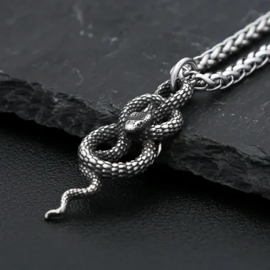 Colliers pendentifs serpent vintage tendance