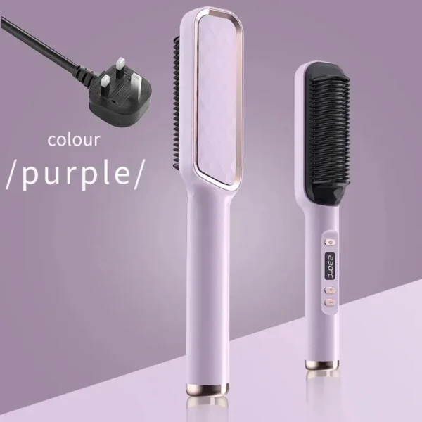 Brosse lissante chauffante, lisseur électrique
