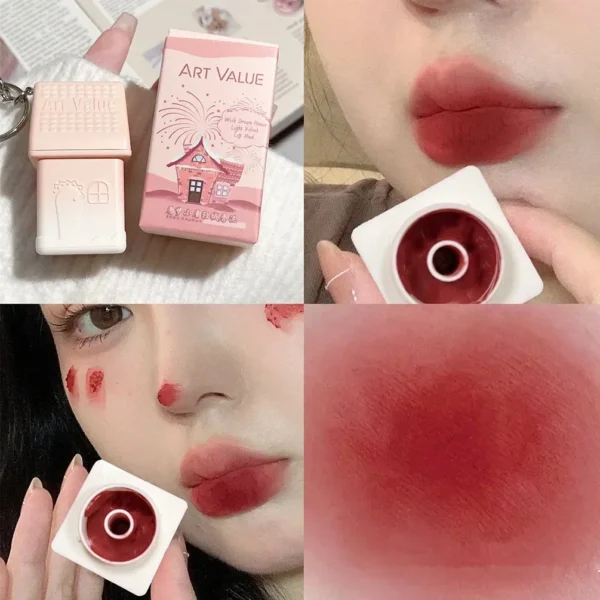 Porte-clés ours mignon, gloss à lèvres