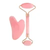Rouleau de massage facial et outil Gua Sh