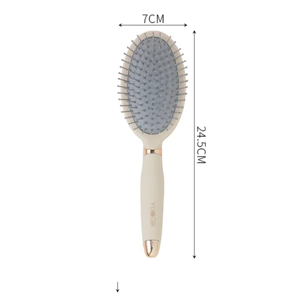 Brosse massage en cuir pour chevelu