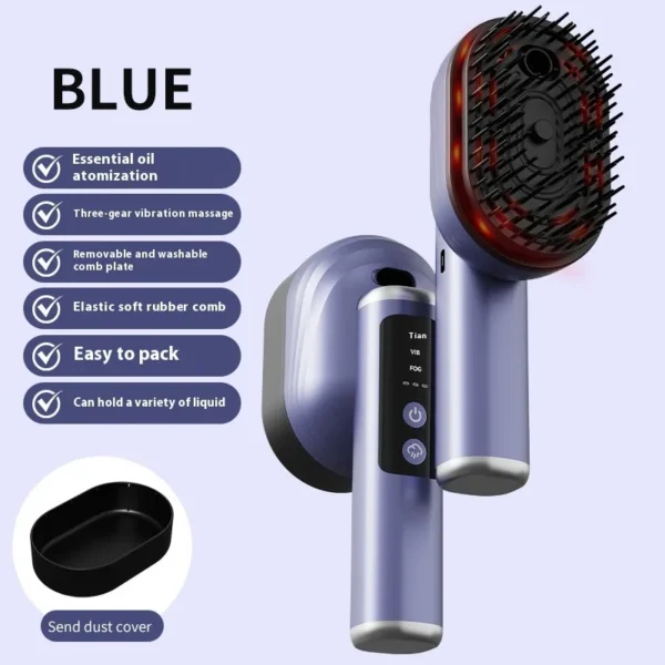 Brosse de massage à vibrations haute fréquence