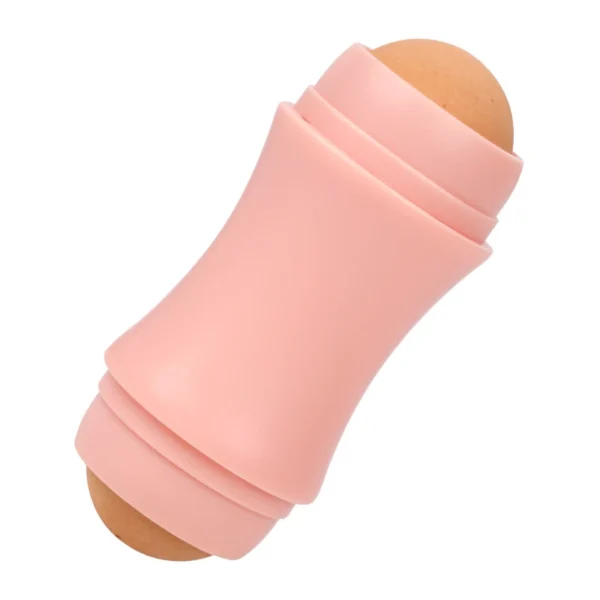 Rouleau absorbant l'huile pour le visage, 2 billes