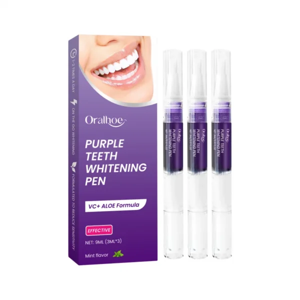 Stylo nettoyant pour dents violet