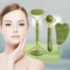 Rouleau de jade naturel pour le visage (Gua Sha)